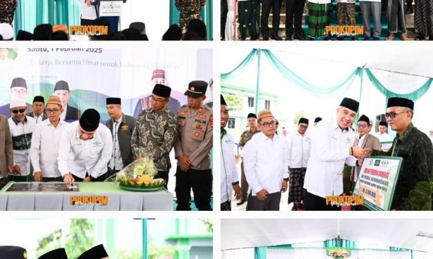 Bupati Dendi Ramadhona Hadiri Tasyakuran Harlah Ke-102 NU Sekaligus Peresmian Gedung PCNU Kabupaten Pesawaran