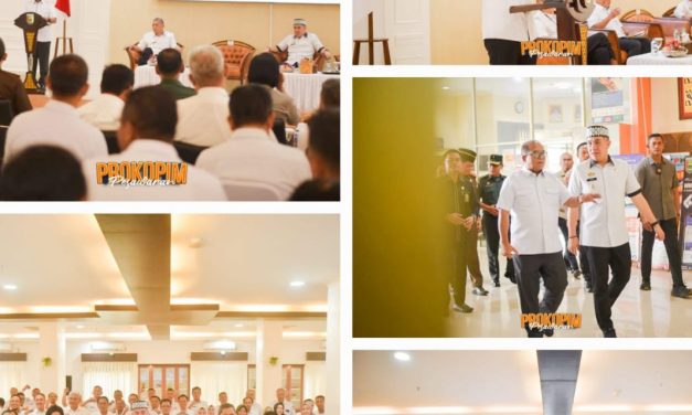 Bupati Dendi Ramadhona Beserta Jajaran Terima Kunjungan Kerja dan Silaturahmi Pj Gubernur Lampung