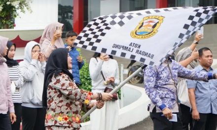 Walikota Bandar Lampung Hj Eva Dwiana Menghadiri Acara Melepas Peserta Wisata Rohani Tahun 2025 oleh Pemerintah Kota Bandar Lampung