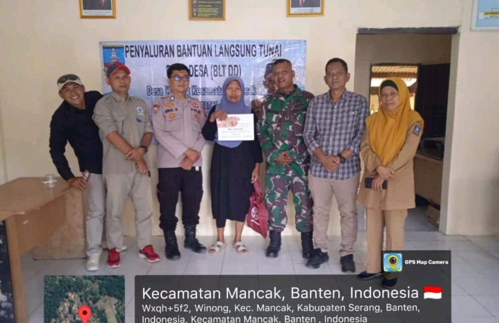 Desa Winong Berikan Bantuan BLT-DD Tepat Sasaran Ke warga yang Kurang Mampu, Dan Lanjut Kontrol Ketahanan Pangan