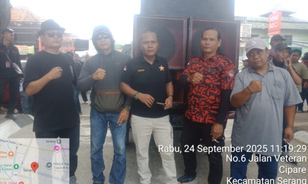 GMAKS dan KKPMP Gelar Aksi Damai, Tuntut Transparansi Proyek dan Izin Gedung Bank Banten