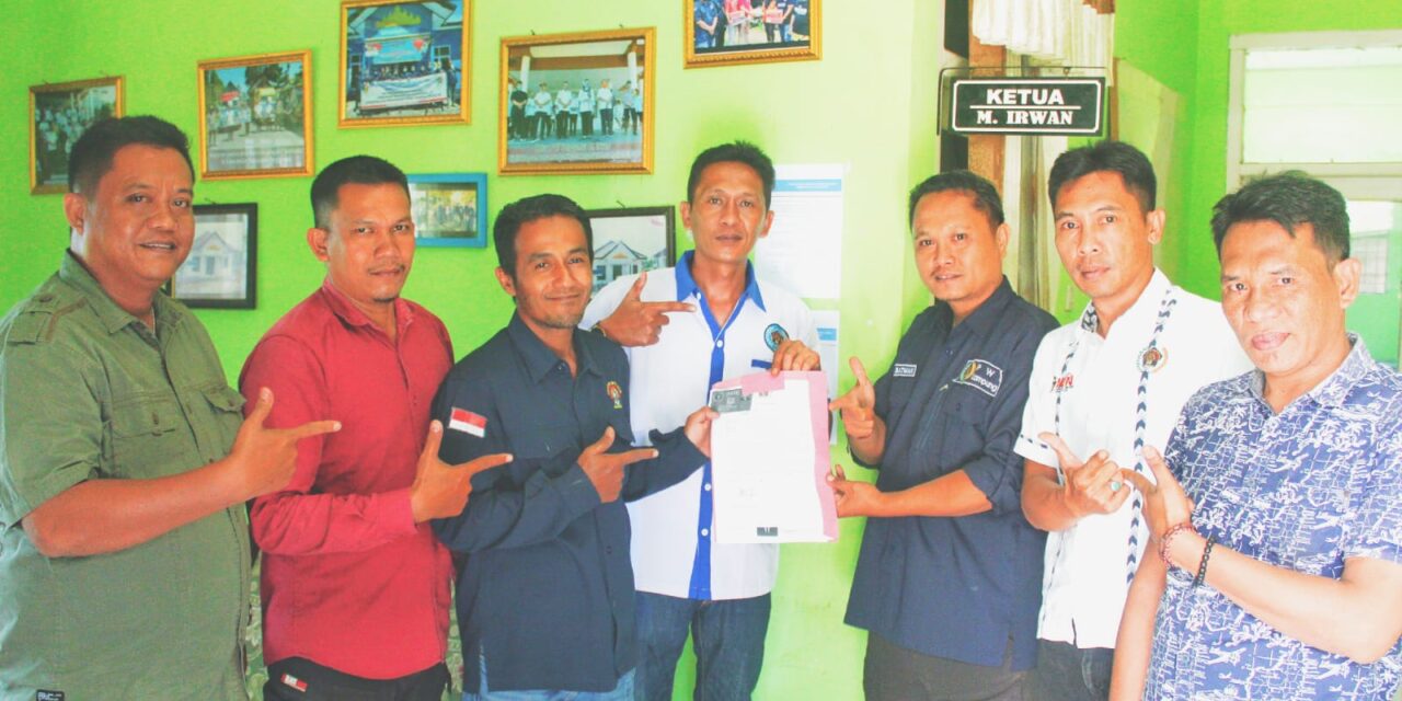 Ambil Berkas pendaftaran, Hanibal Batman Resmi Maju Sebagai Calon Ketua PWI Tanggamus