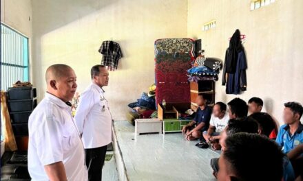 Wujudkan Lapas Bersih, Lapas Kotaagung Laksanakan Razia Penggeledahan Blok Hunian Warga Binaan