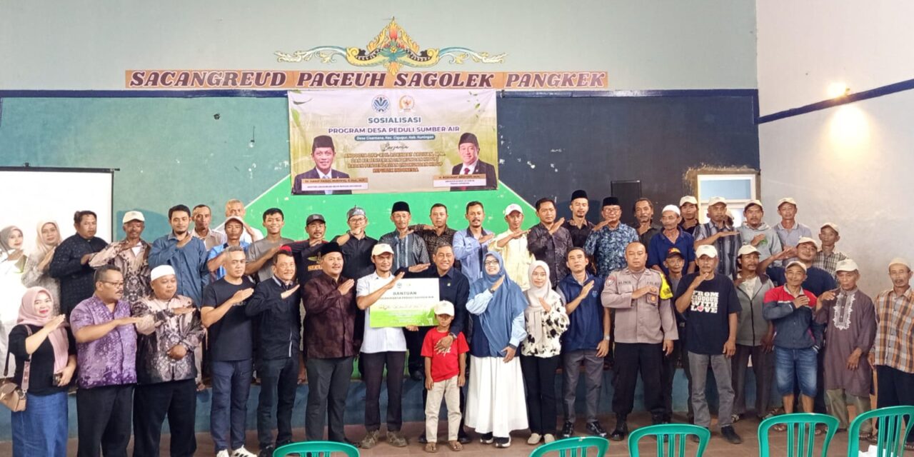 Rokhmat Ardiyan Dorong Desa Cisantana Jadi Desa Peduli Sumber Air dan Unggulan Pertanian-Pariwisata