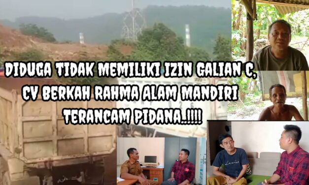 Pertambangan Tanpa Izin di Cilegon, Ormas BPPKB Desak APH Tutup Perusahaan Dan Ganti Rugi