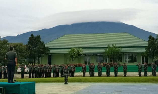 Dandim 0424/Tanggamus Bacakan Amanat Menpora pada Upacara Hari Sumpah Pemuda ke-97 Tahun 2025