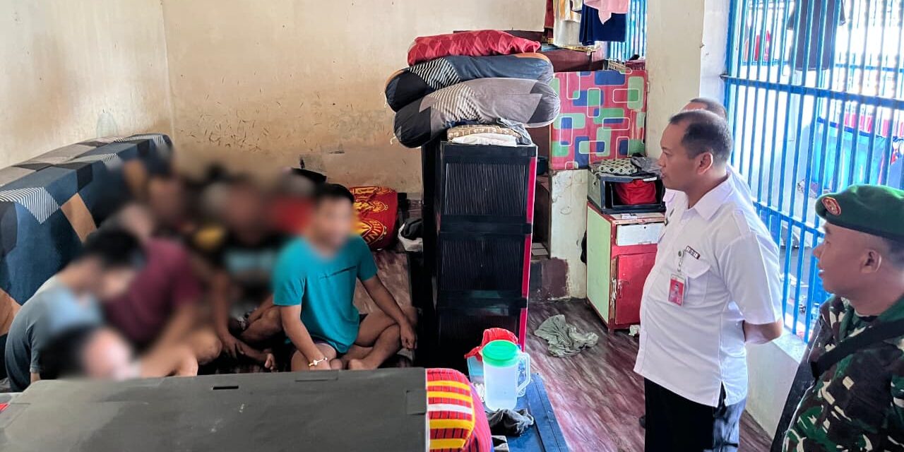 Tegakkan Komitmen Berantas Barang Terlarang, Lagi dan Lagi Lapas Kotaagung Melakukan Kegiatan Razia Blok Hunian