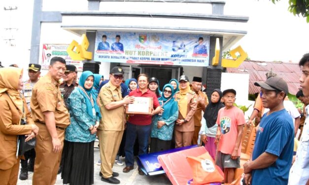 Rokok Jendral Peduli Kemanusiaan kepada Masyarakat Terdampak Banjir di Kelurahan Pasar Madang