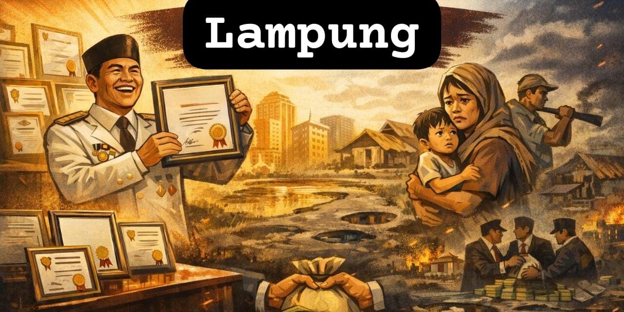 Lampung Dipuji, Rakyat Mengernyit   Ketika Penghargaan Datang Lebih Cepat dari Perubahan