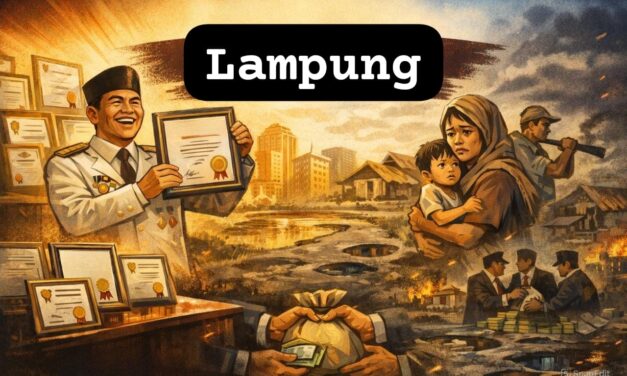 Lampung Dipuji, Rakyat Mengernyit   Ketika Penghargaan Datang Lebih Cepat dari Perubahan