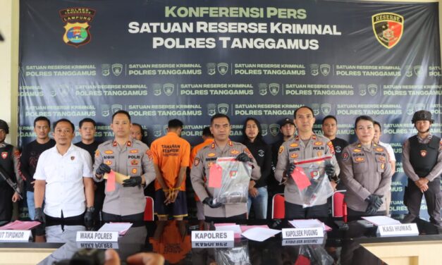 Polres Tanggamus Tetapkan Dua Tersangka Curas Disertai Pembunuhan di Pugung