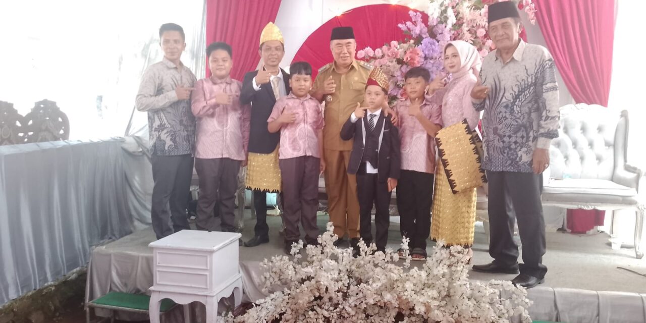 Nuansa Syukur, Walimatul Khitan Kenzo bin Tarmizi di Pekon Mulang Maya Dihadiri Tokoh-Tokoh Penting