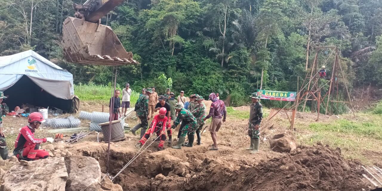Respons Cepat TNI Bangun Jembatan Gantung Garuda, Realisasi Bantuan Presiden RI di Tanggamus