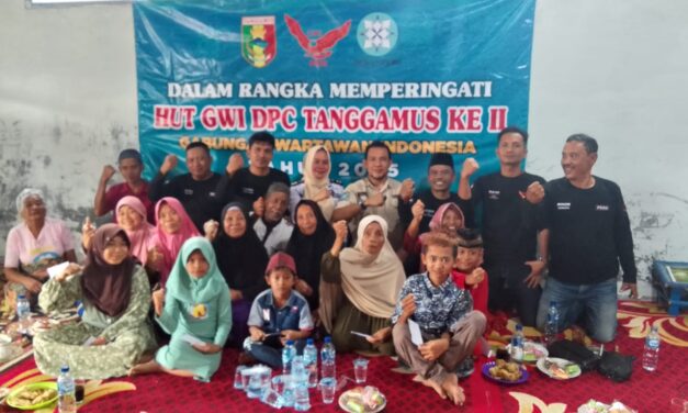 GWI Tanggamus Peringati HUT ke-2 dengan Santunan Anak Yatim dan Kaum Dhuafa