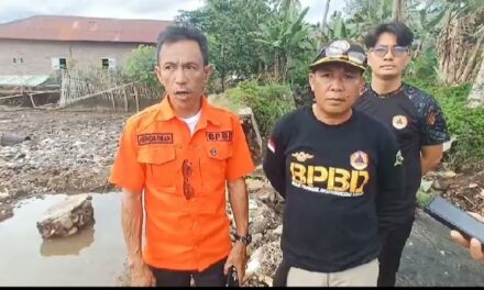 Talud Jebol Penyebab Banjir di Pasar Madang, BPBD Turun Lakukan Asesmen Cepat