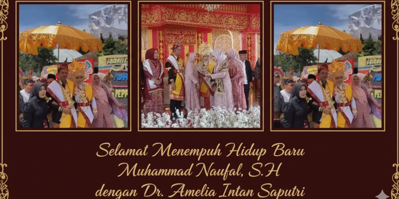 Akad Nikah Disaksikan Gubernur Lampung dan Bupati Tanggamus Jadi Saksi Akad Nikah Legislator Muda Muhammad Naufal