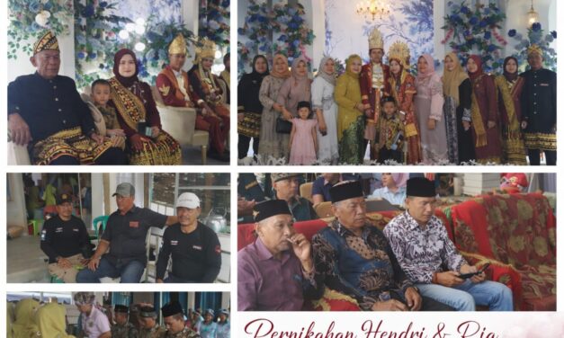 Pernikahan Bernuansa Budaya dan Nasional, Hendri–Ria Diana Pererat Silaturahmi Keluarga Besar