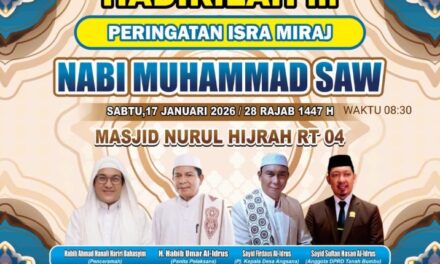 Menjemput Cahaya Langit di Bulan Rajab, Warga Desa Angsana Gelar Peringatan Isra Mi’raj Nabi Muhammad SAW