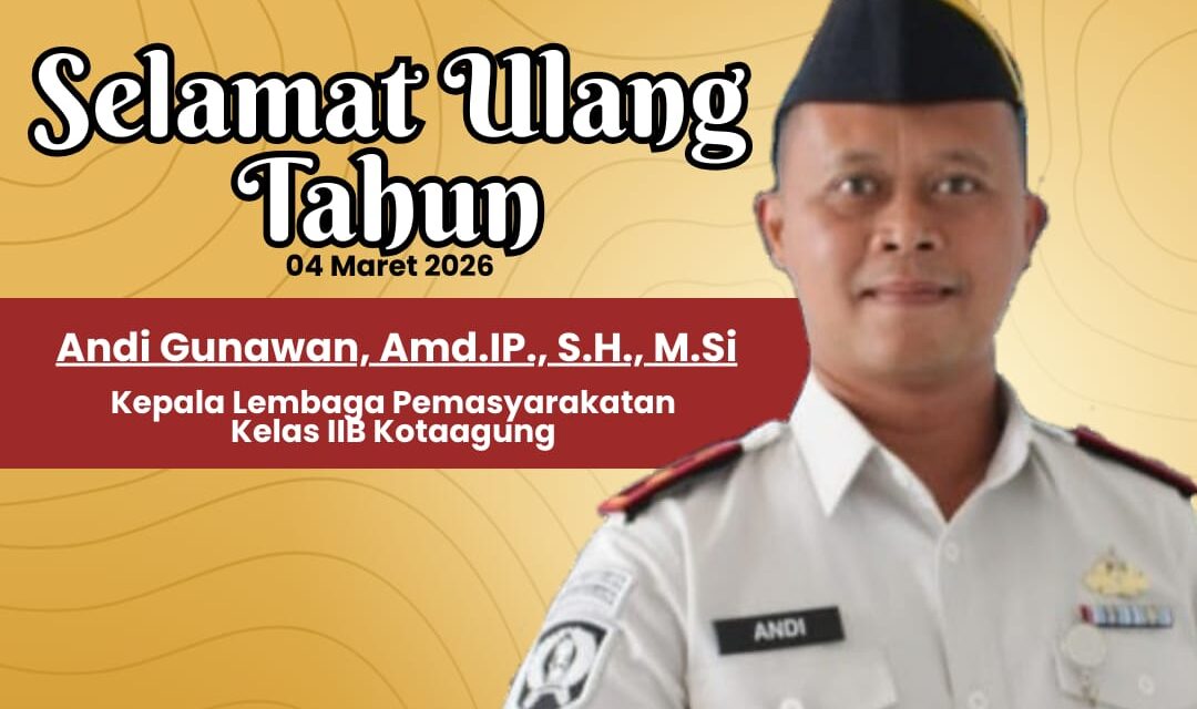 HUT Kalapas Kotaagung, GWI Tekankan Transparansi dan Profesionalisme Pemasyarakatan
