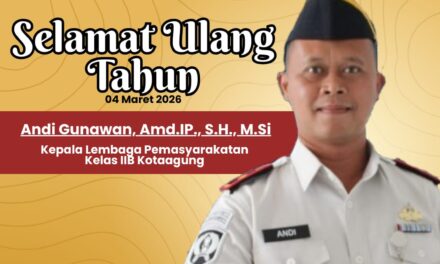 HUT Kalapas Kotaagung, GWI Tekankan Transparansi dan Profesionalisme Pemasyarakatan