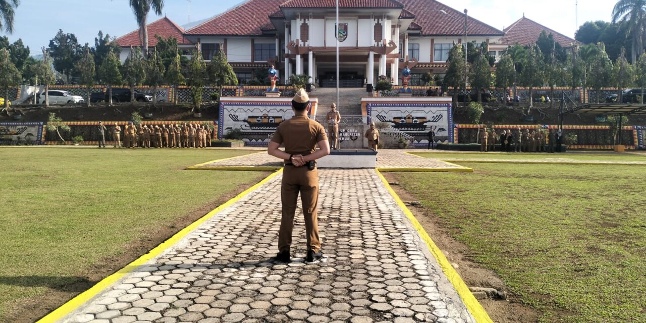 Bupati Tanggamus Sampaikan Amanat Hari Otonomi Daerah 2026, Soroti Kemandirian dan Efisiensi Anggaran