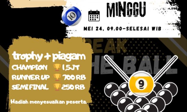 Turnamen Biliar 9 Ball “Jendral Open” Siap Digelar di Kotaagung, Ajang Adu Presisi dan Sportivitas