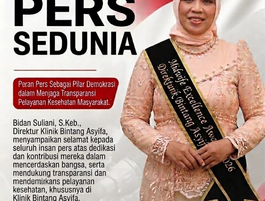 Bidan Suliani Serukan Pers Berintegritas di Hari Pers Sedunia 2026