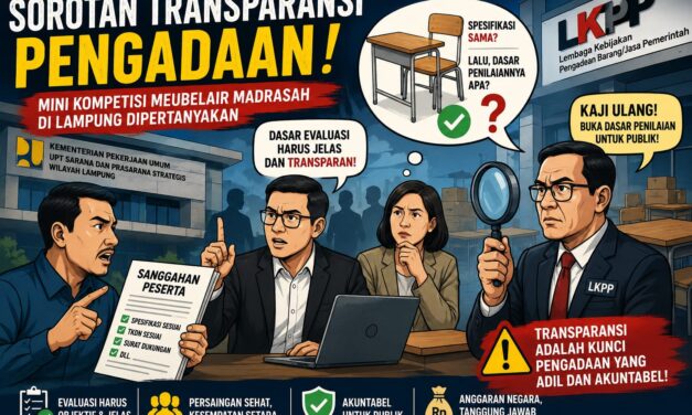 Proyek Meubelair Madrasah di Lampung Disorot, Peserta Mini Kompetisi Pertanyakan Transparansi Evaluasi