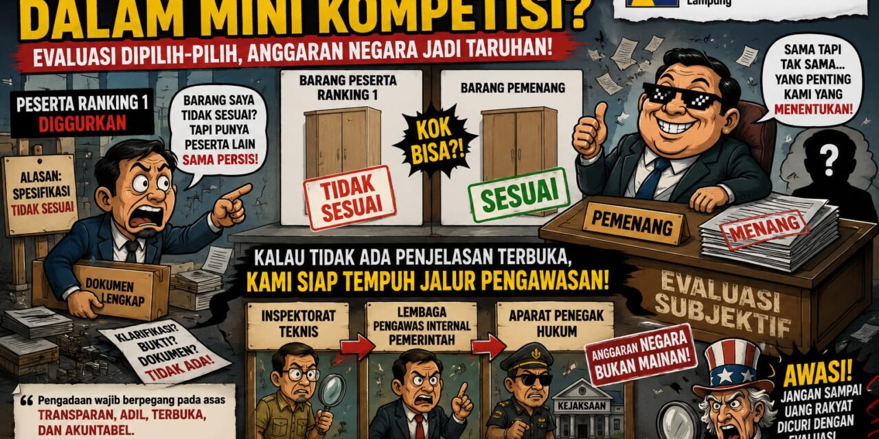 Dugaan Evaluasi Tidak Konsisten Menguat, Polemik Pengadaan Meubelair Madrasah Lampung Berpotensi Masuk Ranah Hukum