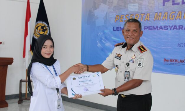 Lapas Kotaagung Lepas Peserta Magang Kementerian Ketenagakerjaan Batch II, Tinggalkan Kesan dan Inovasi Positif