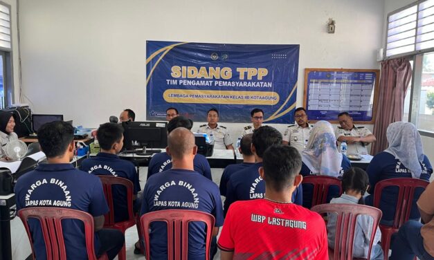 Sidang TPP Lapas Kotaagung Jadi Langkah Pemenuhan Hak Warga Binaan: Bahas Usulan PB, RKA, dan Perbaikan Remisi