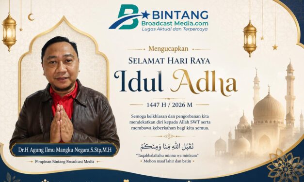 Dr.H Agung Ilmu Mangku Negara,S.Stp,M.H Ucapkan Selamat Hari Raya Idul Adha 2026