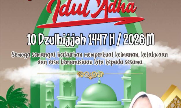 Keluarga Besar SMAN 8 Bandar Lampung Sampaikan Ucapan Idul Adha 1447 Hijriah