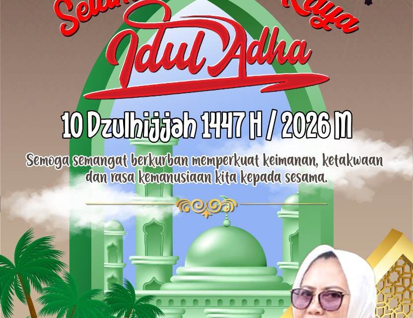 Keluarga Besar SMAN 8 Bandar Lampung Sampaikan Ucapan Idul Adha 1447 Hijriah