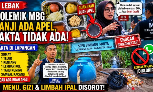 Ketua Pengelola SPPG Sindang Mulya Bungkam, Diduga Hindari Konfirmasi Soal Polemik Menu MBG dan Limbah IPAL
