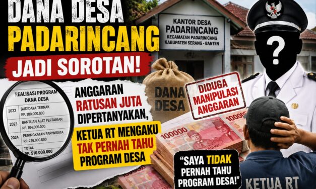 Misteri Dana Desa Padarincang: Anggaran Ratusan Juta Digelontorkan, Jejak Program Dipertanyakan