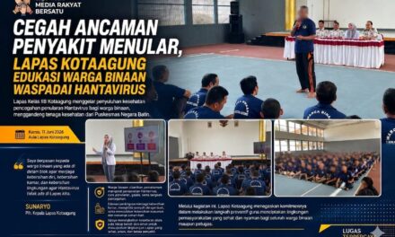 Perkuat Kesehatan Warga Binaan, Lapas Kotaagung Gelar Penyuluhan Pencegahan Hantavirus