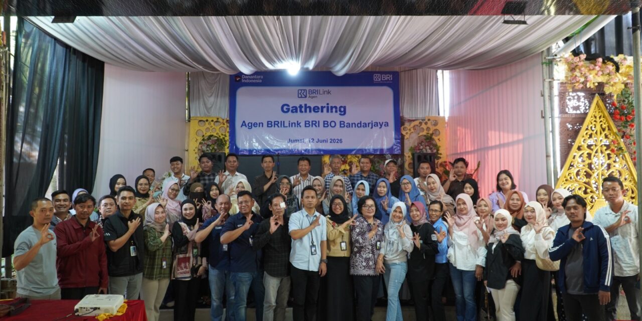 BRI Bandarjaya Gelar Gathering BRILink Agen Se-Lampung Tengah, Perkuat Sinergi dan Edukasi Keuangan Masyarakat