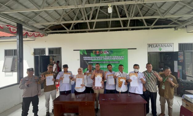 BRI Kanca Liwa Hadir Dukung Pengelolaan Sampah di Lampung Barat