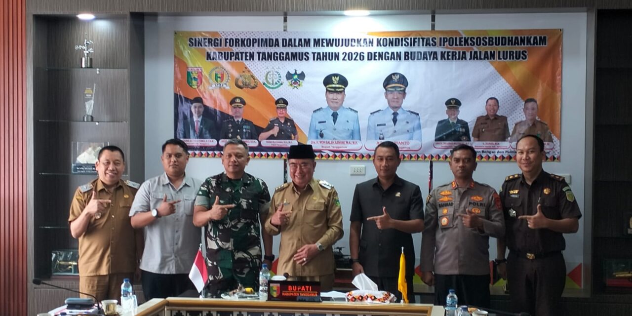 Forkopimda Tanggamus Perkuat Sinergi Jaga Kondusivitas Daerah, Bupati: Pemerintah Harus Hadir untuk Masyarakat