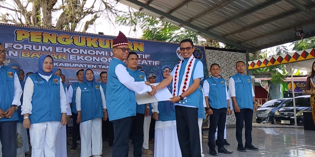 Resmi Dikukuhkan, Forum Ekonomi Kreatif Tanggamus Siap Gerakkan 17 Subsektor dan UMKM Lokal